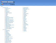 Tablet Screenshot of directorioempresas.mx